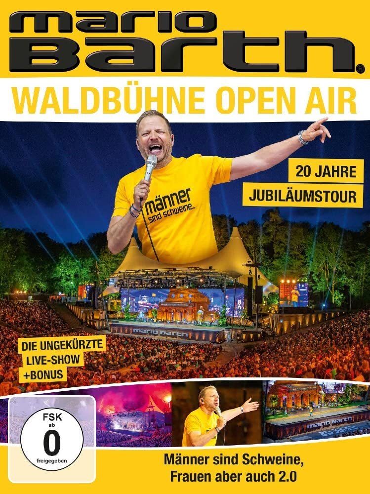 DVD - Mario Barth - Waldbühne Open Air - Männer sind Schweine, Frauen aber auch 2.0 - Jubiläumsshow