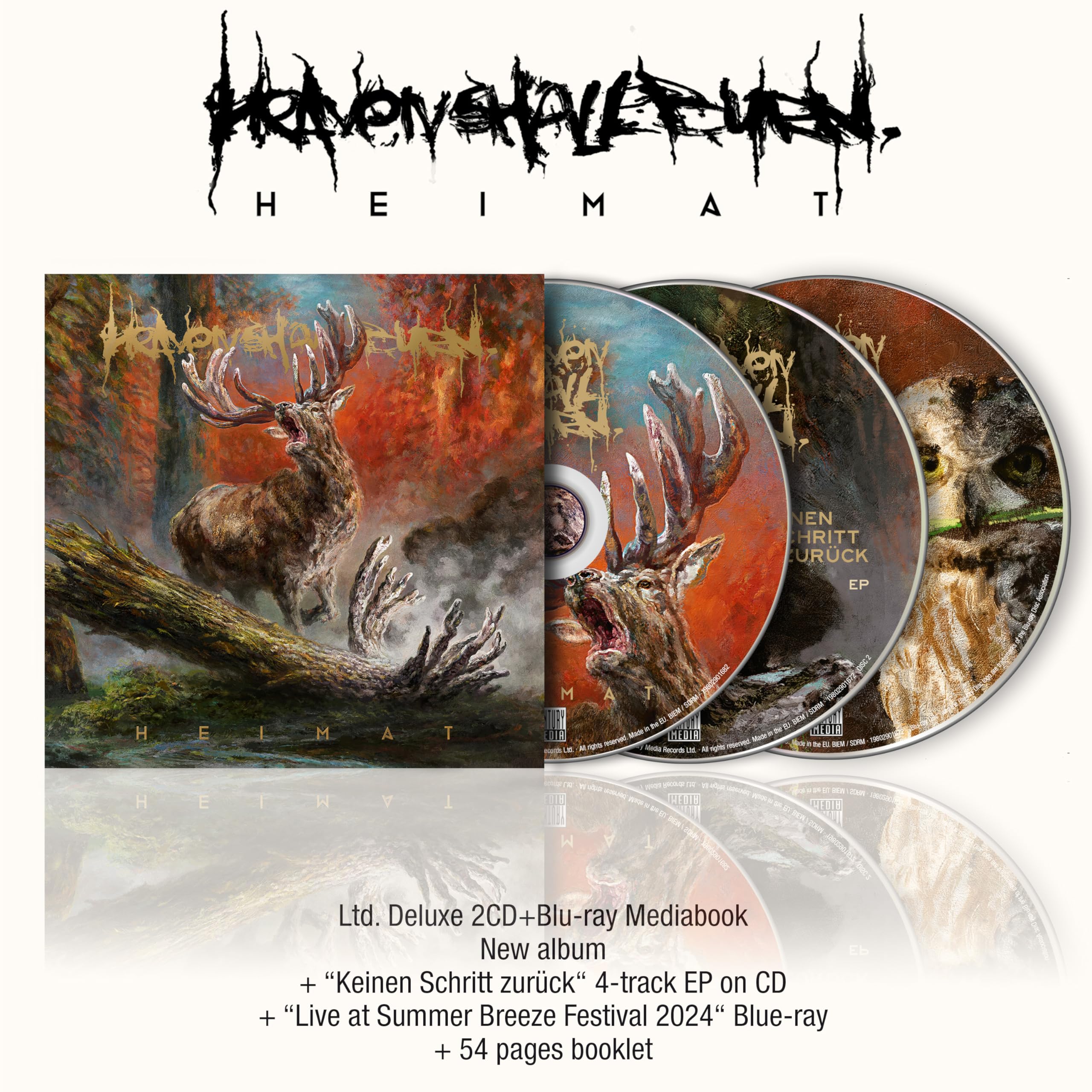 Heaven Shall Burn - Heimat (Limited Deluxe 2CD Blu-ray MediaBook Edition)