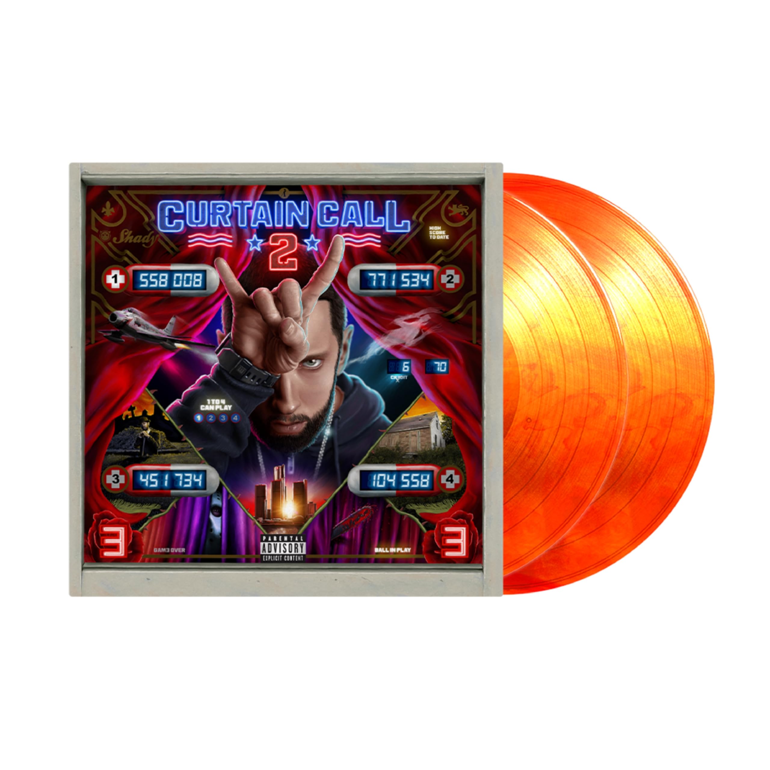 Eminem - Curtain Call 2 (Limited Edition) (Fluorescent Orange) (Vinyl)