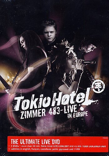  - Tokio Hotel - Zimmer 483 - Live in Europe [2 DVDs] [UK Import]