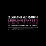 Element of Crime - Lieblingsfarben und Tiere