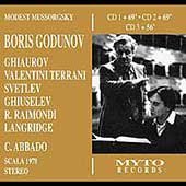 Mussorgsky , Modest - Boris Godunov (Ghiaurov, Valentini Terrani, Svetlev, Ghiuselev, Raimondi, Langridge, Abbado)