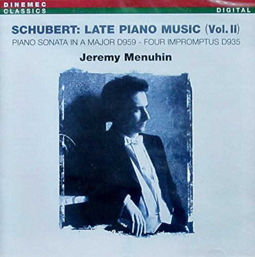 Schubert , Franz - Late Piano Music 2 (Jeremy Menuhin)