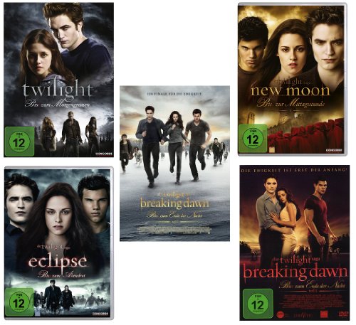 - Twilight 1-5 - Die komplette Saga - 1 + 2 + 3 + 4.1 + 4.2 - Alle Teile