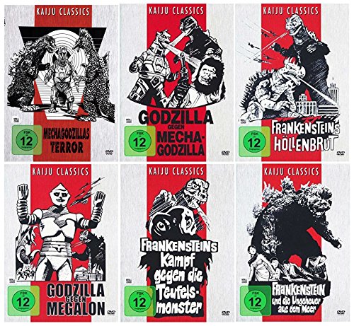  - Die Godzilla Box Collection [ Kaiju Classics Edition ] [6 DVDs] Digital remastered