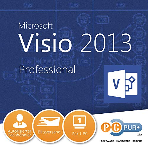  - Microsoft Visio 2013 Professional Vollversion deutsch 1PC