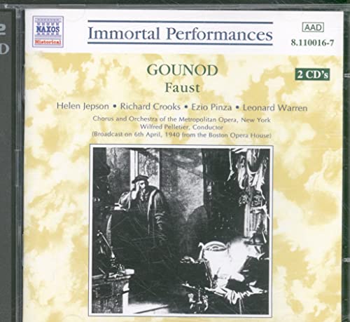 Gounod , Charles - Faust (Jepson, Crooks, Pinza, Warren, Pelletier)