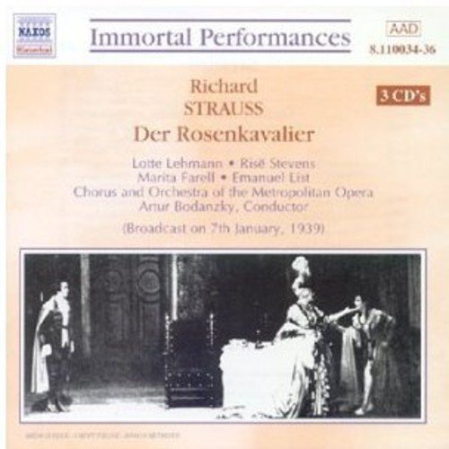 Strauss , Richard - Der Rosenkavalier (Lehmann, Stevens, Farell)