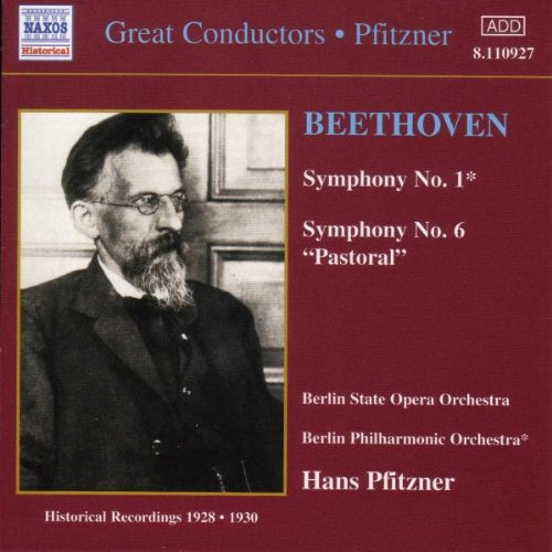 Beethoven , Ludwig van - Symphony No. 1 & Symphony No. 6 'Pastoral' (Pfitzner, BSOO, BPO)