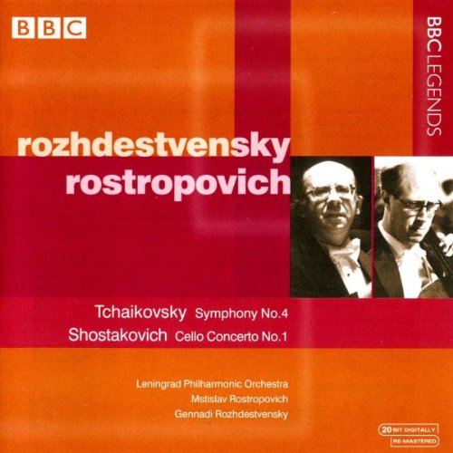 Rostropovich , Mstislav - Tchaikovsky: Symphony No. 4 in F minor / Shostakovich: Concerto for Violocello and Orchestra