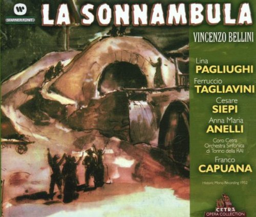 Bellini , Vincenzo - La Sonnambula (Pagliughi, Tagliavini, Siepi, Anelli, Capuana)