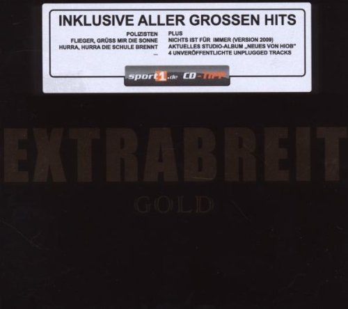 Extrabreit - Gold (Schwarz mit Goldener Schrift)