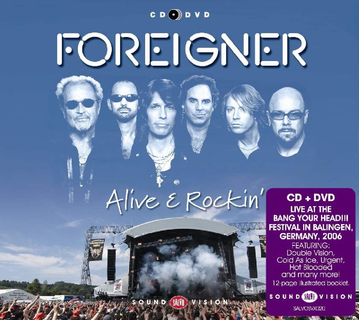Foreigner   - Alive & Rockin' (CD+DVD) (DigiPak Edition)
