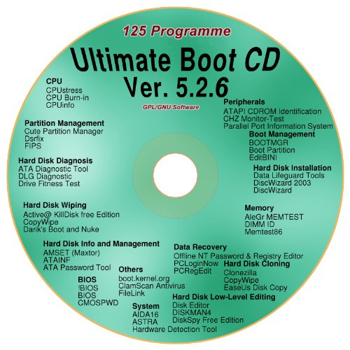 - Ultimate Boot-CD / Notfall-CD für Windows Betriebssysteme [System-Diagnose Tools]