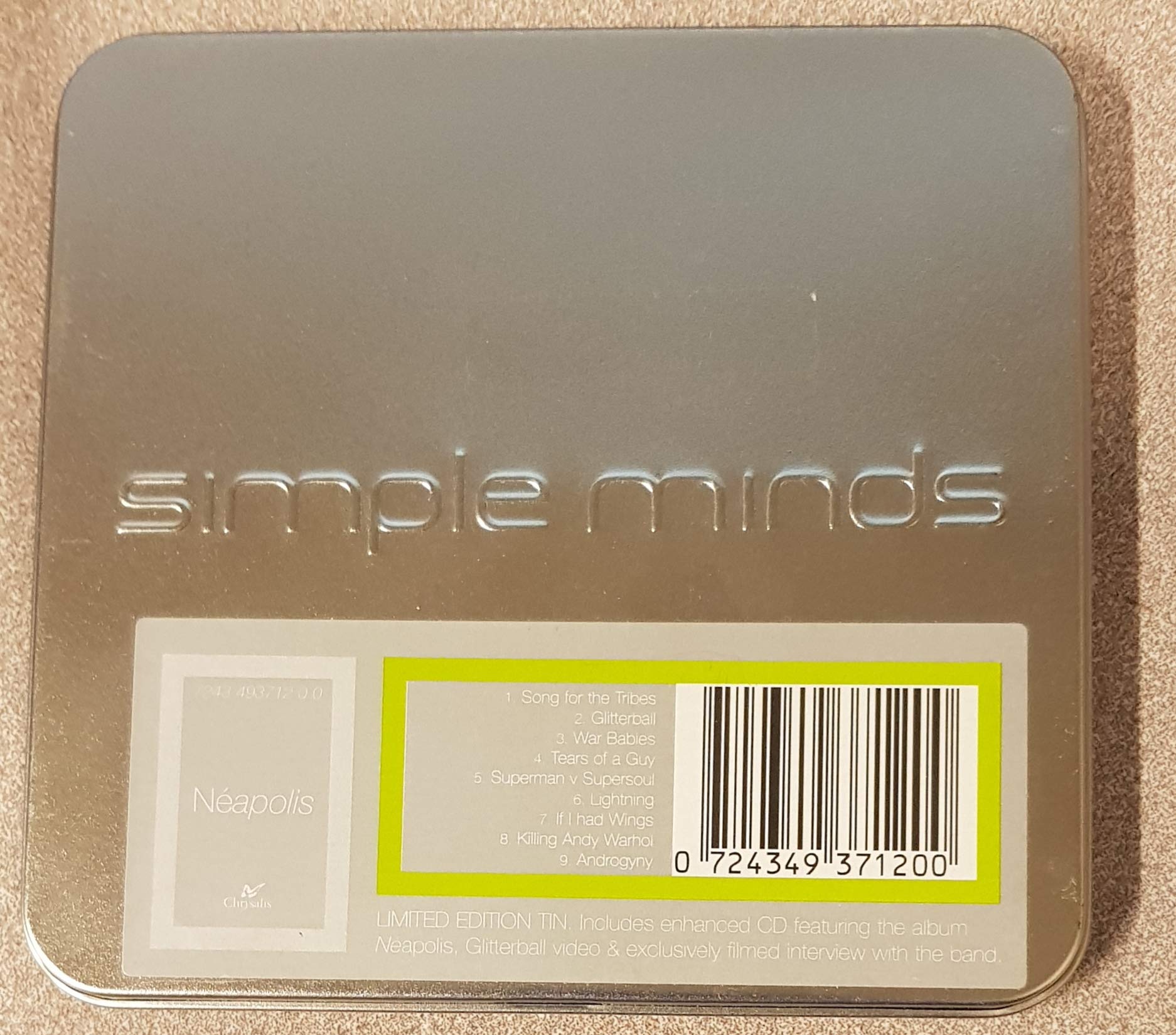 Simple Minds - Neapolis (Limited Edition Tin)
