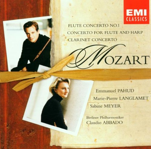 Mozart , Wolfgang Amadeus - Flute Concerto No. 1 / Concerto For Flute And Harp / Clarinet Concerto (Pahud, Langlamet, Meyer, Abbado, BP)