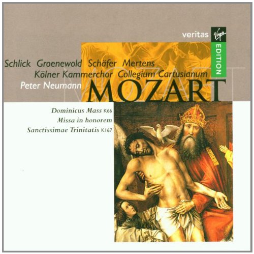 Mozart , Wolfgang Amadeus - Dominicus Mass K66 / Missa In Honorem Sanctissimae Trinitatis K167 (Schlick, Groenewold, Schäfer, Mertens)