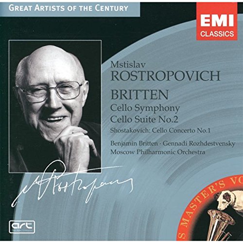 Britten , Benjamin - Cello Symphony; Cello Suite No. 2 / Shostakovich: Cello Concerto No. 1 (Rostropovich, Britten, Rozhdestvensky)