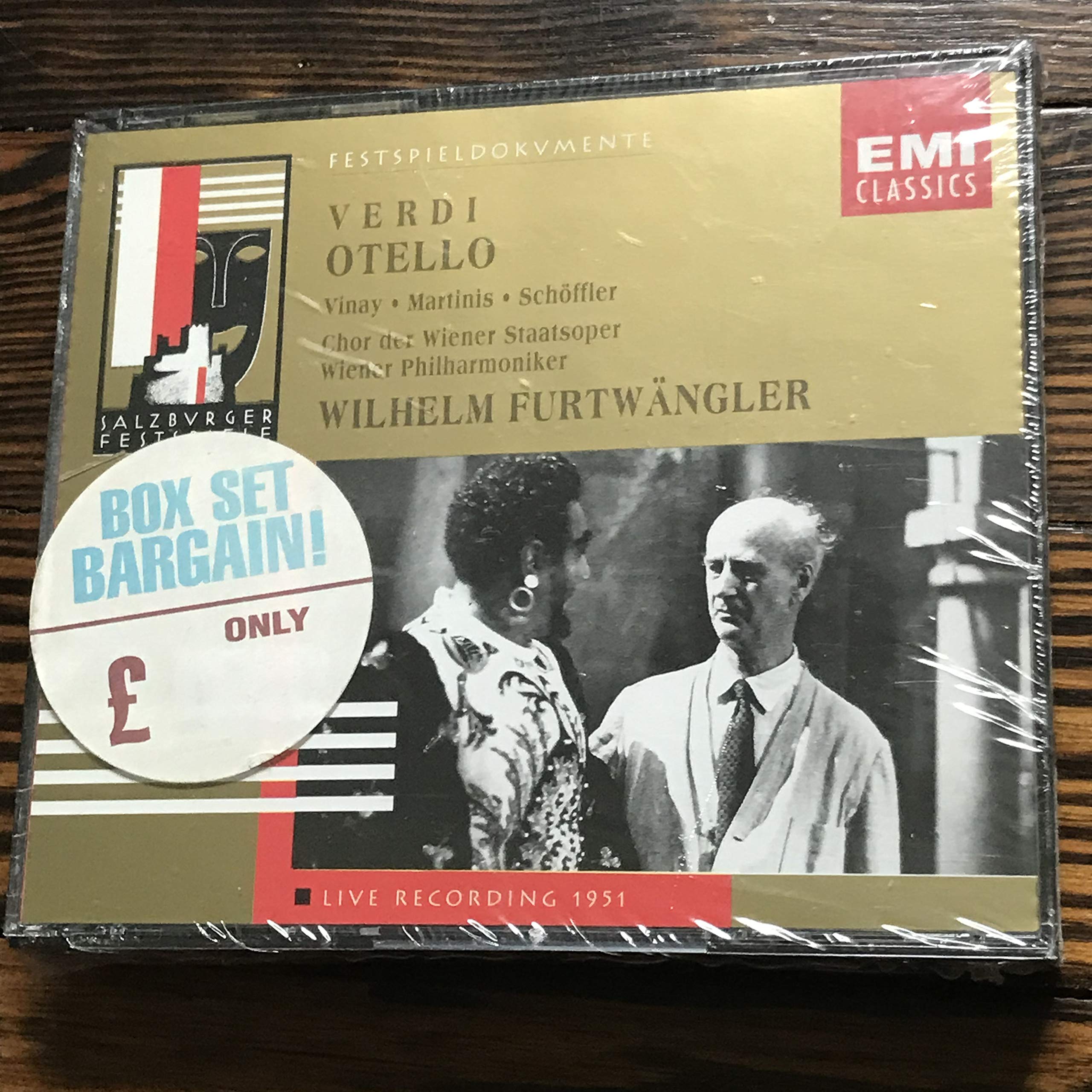 Verdi , Giuseppe - Otello (GA) (Vinay, Martinis, Schöffler, Furtwängler)