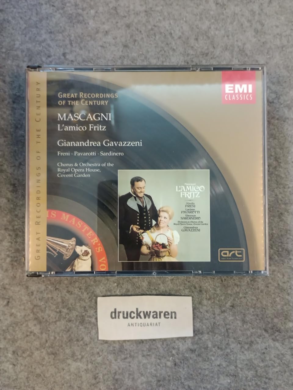 Mascagni , Pietro - L'Amico Fritz (GA) (Gavazzeni, Freni, Pavarotti, Sardinero)