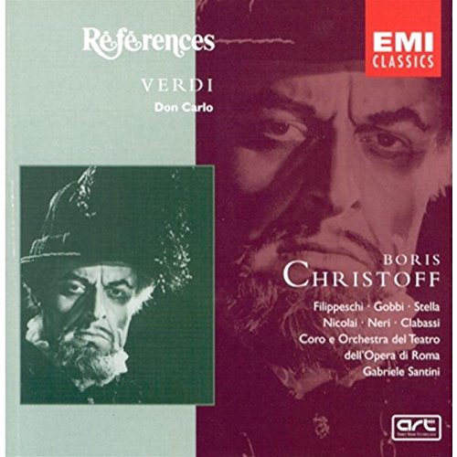 Verdi , Giuseppe - Don Carlo (GA) (Christoff, Filippeschi, Gobbi, Stella, Nicolai, Neri, Clabassi, Santini)