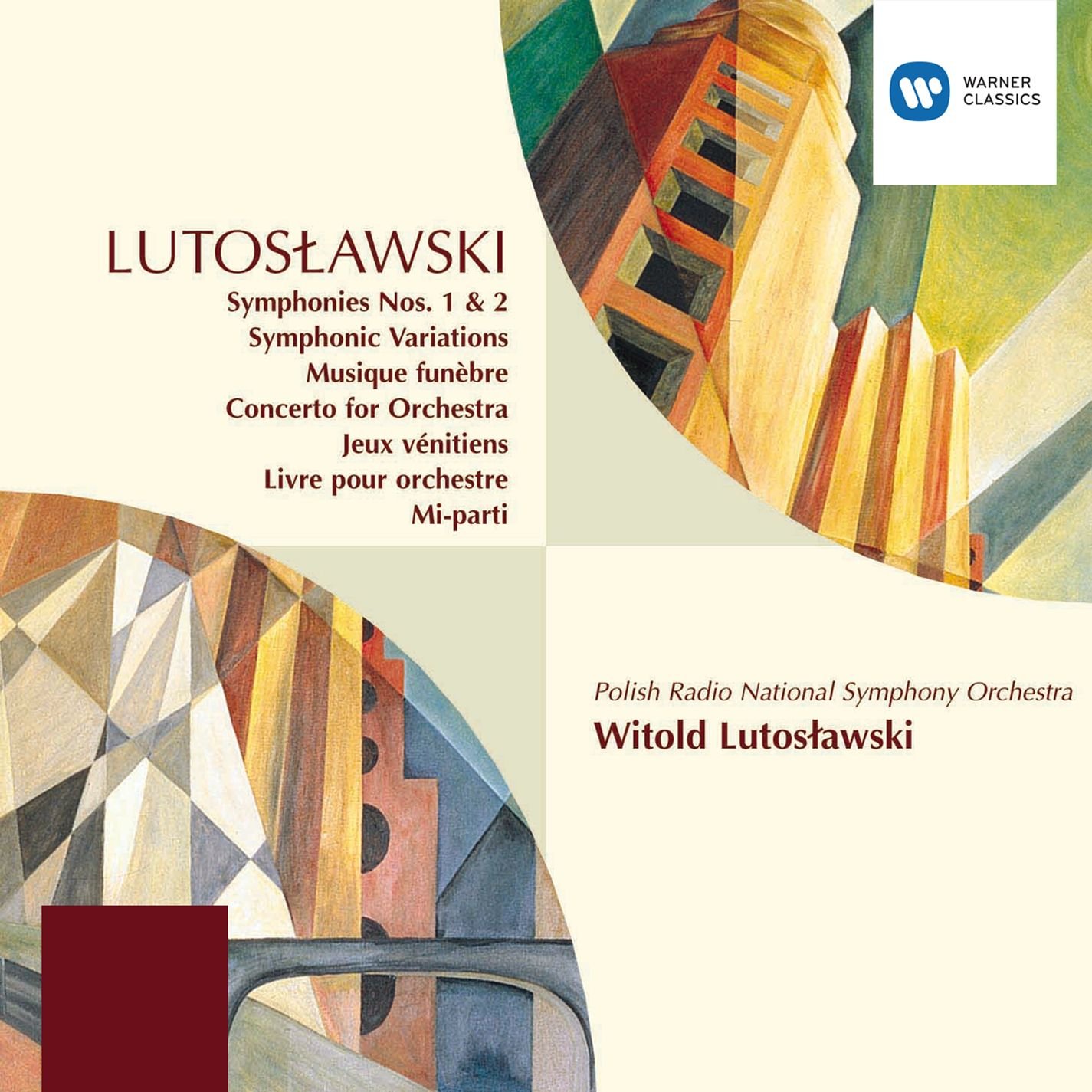 Lutoslawski , Witold - Symphonies Nos. 1 & 2; Symphonic Variations; Musique Funebre; Concerto For Orchestra; Jeux Venitiens; Livre Pour Orchestre; Mi-Parti (Lutoslawski)