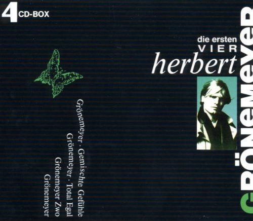 Grönemeyer , Herbert - Die ersten Vier (Gemischte Gefühle / Total Egal / Zwo / Grönemeyer) (4 CD-BOX)