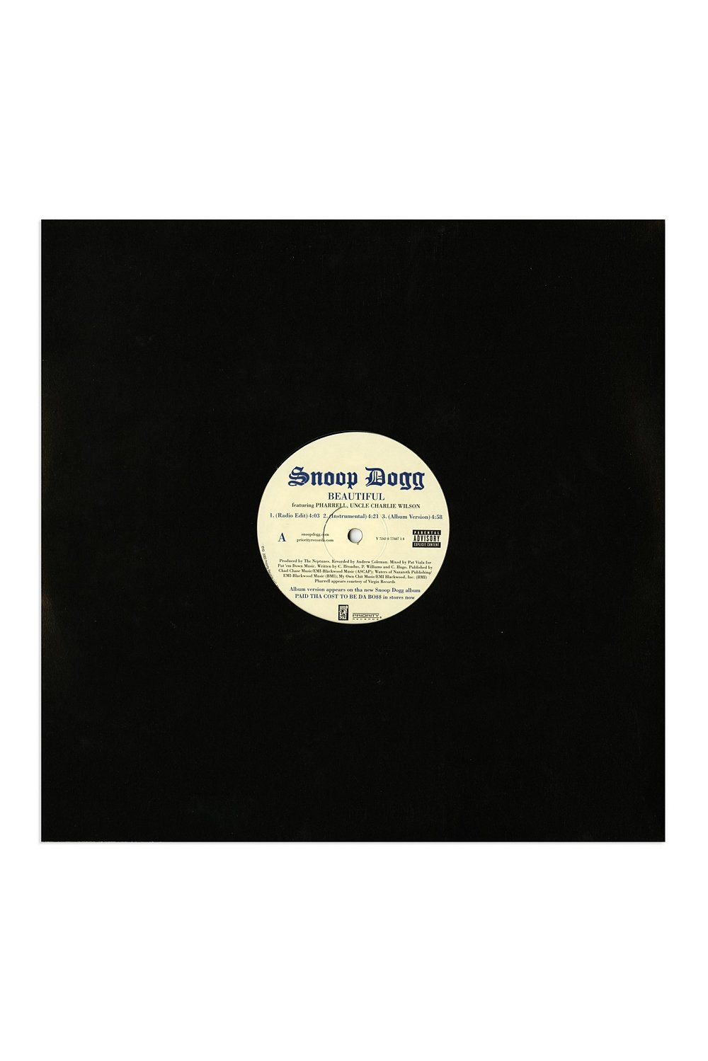Snoop Dogg - Beautiful / Ballin' (12'') (Maxi) (Vinyl)