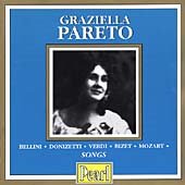 Pareto , Graziella - Bellini / Donizetti / Verdi / Bizet / Mozart: Songs