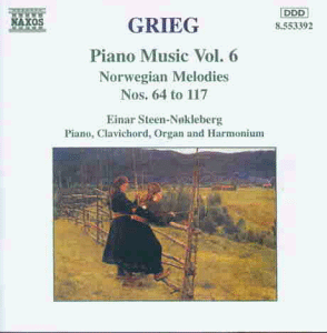 Grieg , Edvard - Norwegian Melodies Nos. 64 To 117 (Piano Music 6) (Steen-Nökleberg)