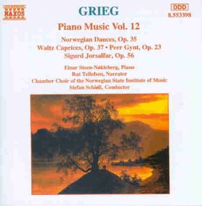 Grieg , Edvard - Piano Music 12 (Op. 35, Op. 37, Op. 23 & Op. 56) (Steen-Nökleberg, Tellefsen, Schiöll)