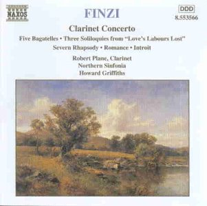 Robert Plane - Finzi: Clarinet Concerto / Five Bagatelles / 3 Soliloquies / Severn Rhapsody / Romance / Introit