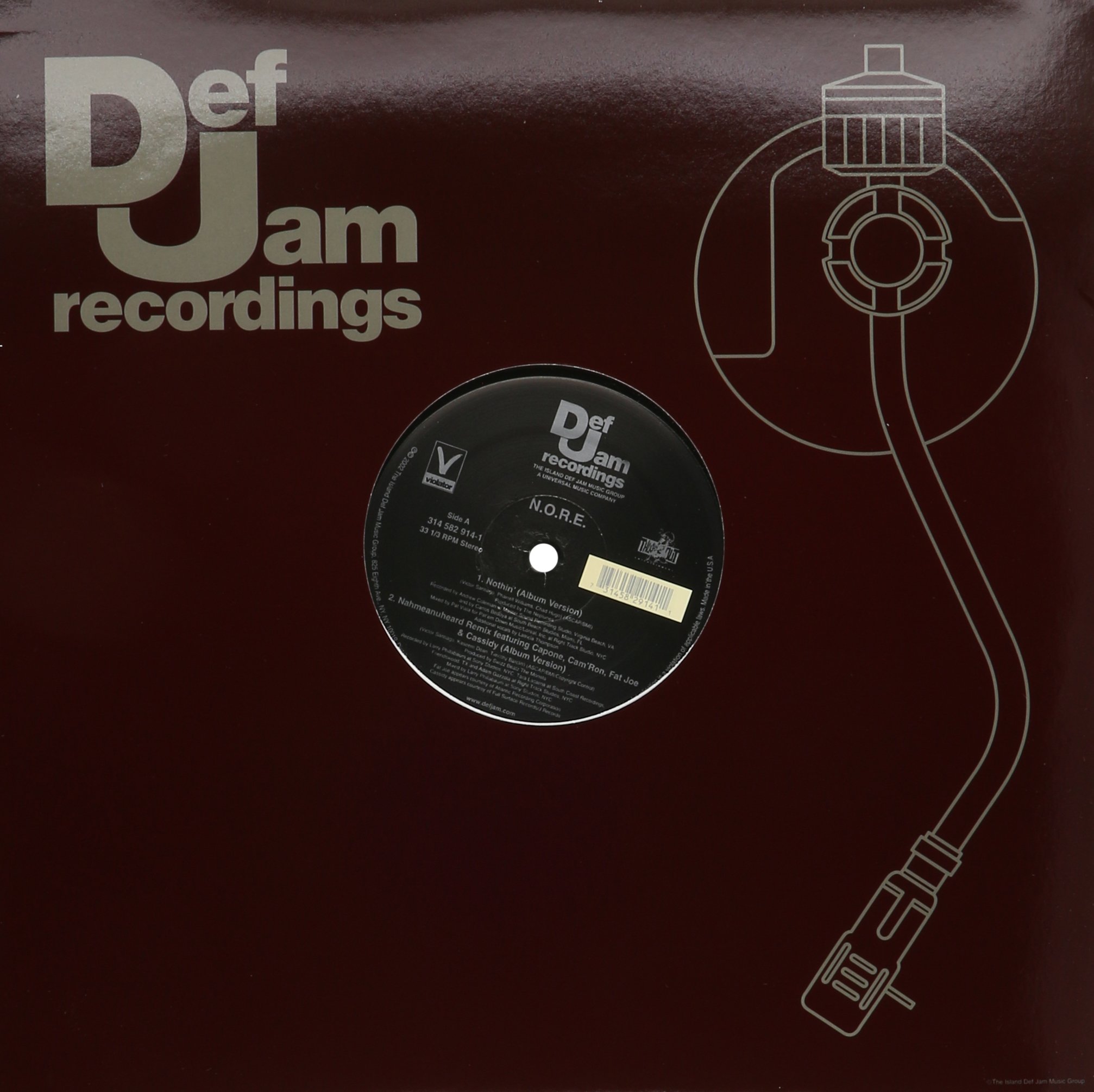 N.O.R.E. - Nothin' / Nahmeanuheard Remix (12'') (Maxi) (Vinyl)