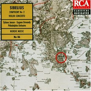Sibelius , Jean - Symphony No. 2 / Violin Concerto (Jenson, Ormandy, PO) (Nordic Music No. 86)