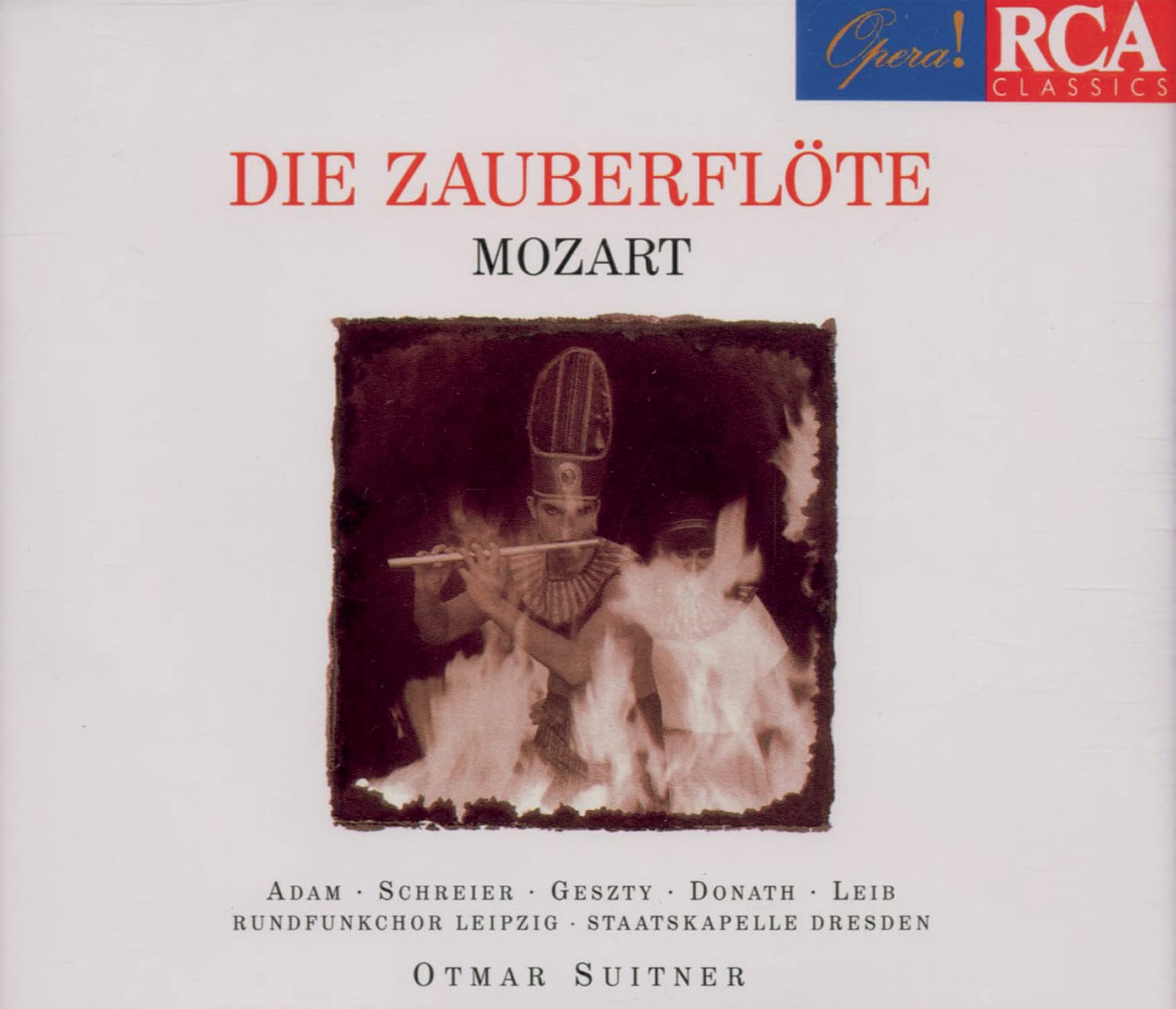Mozart , Wolfgang Amadeus - Die Zauberflöte (Adam, Schreier, Geszty, Rundfunkorchester Leipzig, Suitner)
