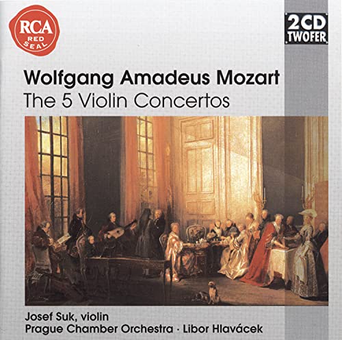 Mozart , Wolfgang Amadeus - The 5 Violin Concertos (Suk, Hlavacek)