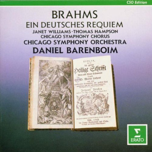Brahms , Johannes - Brahms - Ein deutsches Requiem / J. Williams, Hampson, CSO, Barenboim