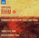 Tianwa Yang - Sonaten für Solo Violine Op.27