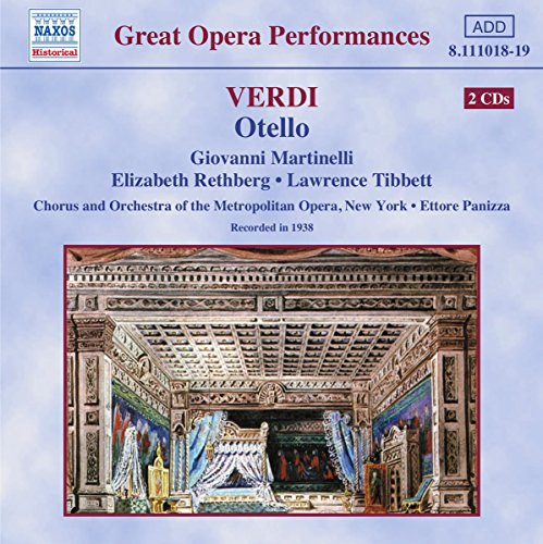 Verdi , Giuseppe - Otello (Martinelli, Rethberg, Tibbett, Panizza)