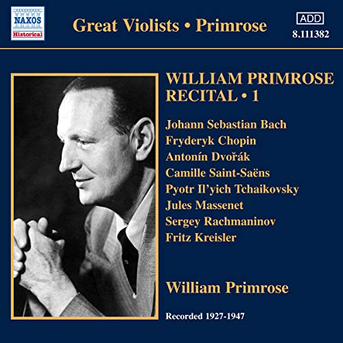 William Primrose, Various, Charles O Connell - Recital Vol 1
