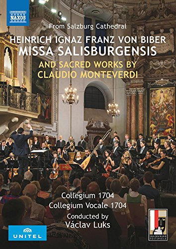 Biber , Heinrich Ignaz Franz von - Biber / Monteverdi: Missa Salisburgensis und andere geistliche Werke (Salzburger Dom, 2016) [DVD]