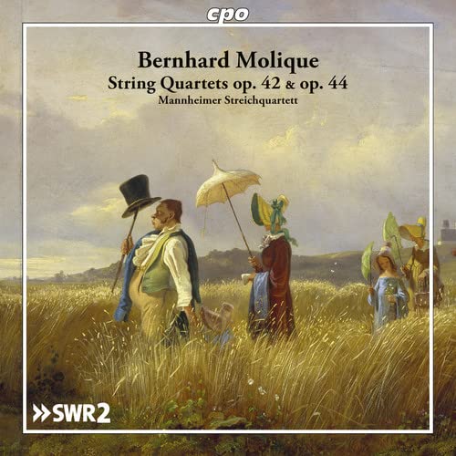 Molique , Bernhard - String Quartets, Op. 42 & Op. 44 (Mannheimer Streichquartett)