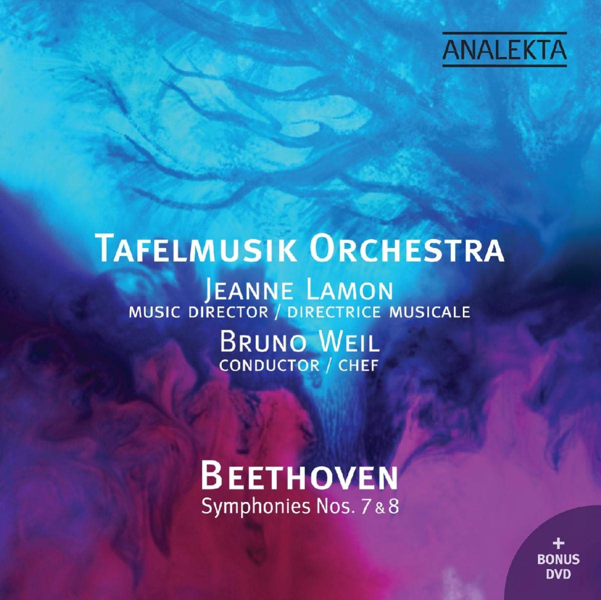Beethoven , Ludwig van - Symphonies Nos. 7 & 8 (  Bonus DVD) (Tafelmusik Orchestra, Lamon, Weil)