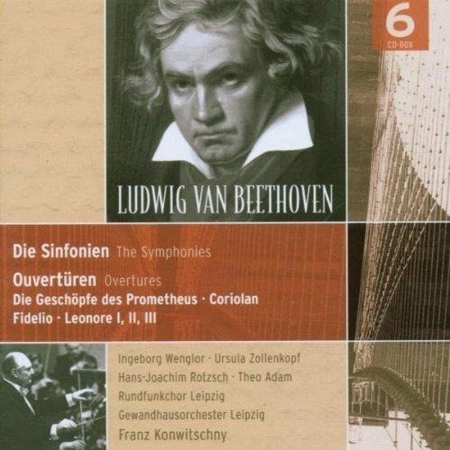 Beethoven , Ludwig van - Die Sinfonien (The Symphonies) / Ouvertüren (Overtures) (Konwitschny, Adam, Wenglor, Zollenkopf, Rotzsch)