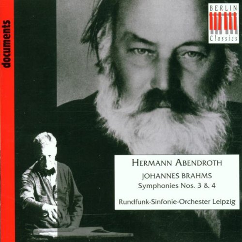 Brahms , Johannes - Symphonies Nos. 3 & 4 (Abendroth, RSO Leipzig)
