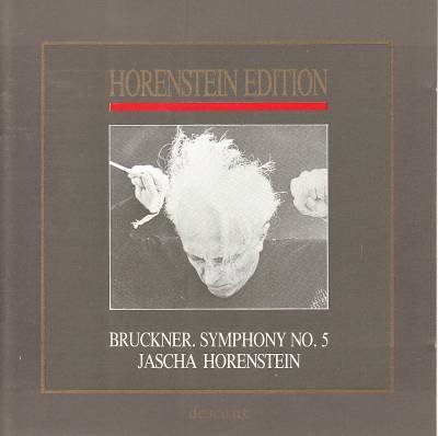- Bruckner: Symphony No. 5 - Jascha Horenstein (Haas Edition) by unknown (1989-01-01)