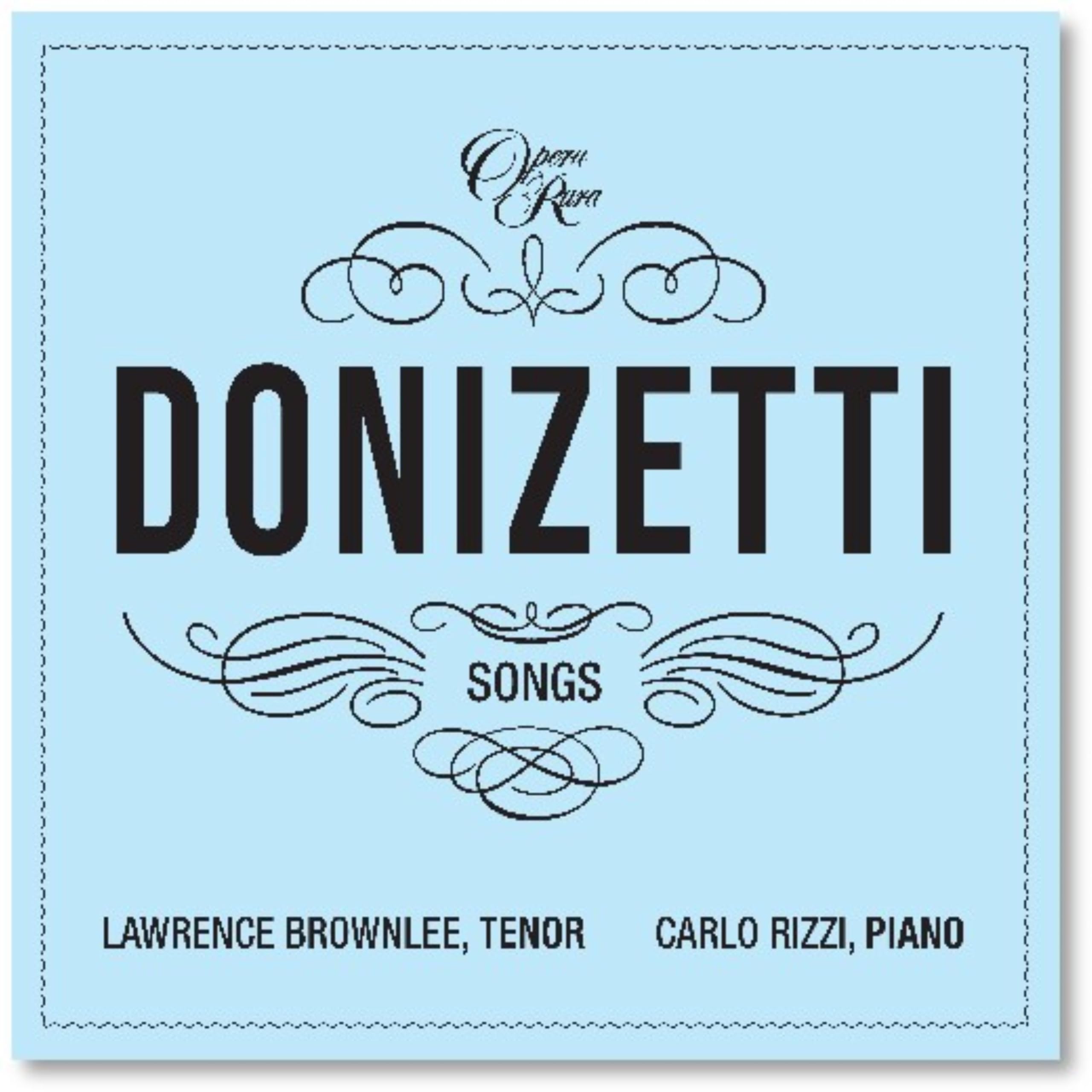 Donizetti , Gaetano - Songs Vol. 1 (Brownlee, Rizzi)