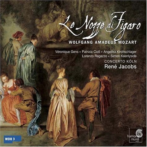 Mozart , Wolfgang Amadeus - Mozart - Le Nozze di Figaro / Gens, Ciofi, Kirchschlager, Regazzo, Keenlyside, Concerto Köln, Jacobs