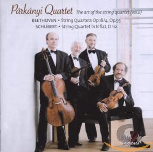 Parkanyi Quartet - The Art Of The String Quartet 2 - Beethoven: String Quartets, Op. 18/4, Op. 95 / Schubert: String Quartet In B Flat, D 112 (SACD)