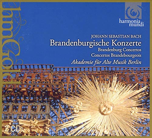 Bach , Johann Sebastian - Brandenburgische Konzerte / Brandenburg Concertos / Concertos Brandebourgeois (Akademie für Alte Musik)